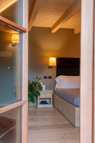 Agriturismo Riniにあるベッド