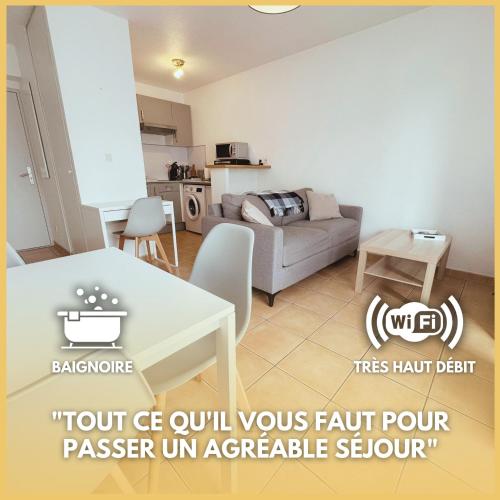 Appartement Résidence Privé avec PARKING WIFI CLIM PISCINE