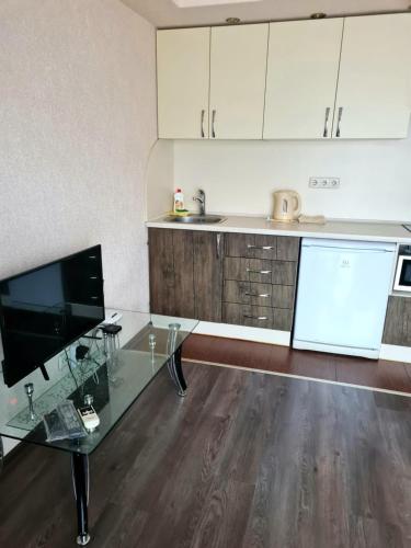 Dapur atau dapur kecil di Apartments on Kirova