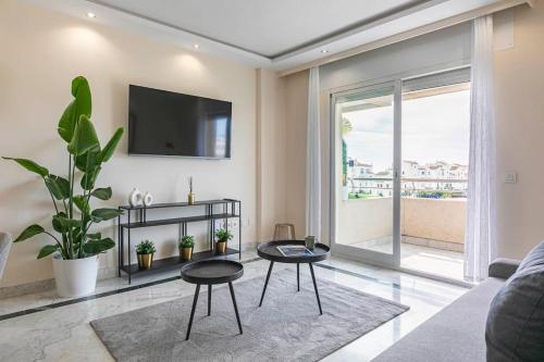 MARBELLA HOME RENTALS - Marina Banus, Puerto Banus, 2BR Spacious, parking & pool