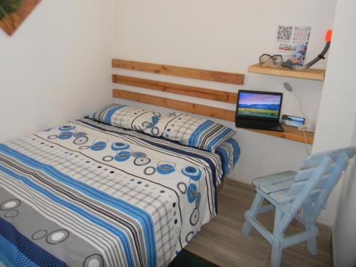 Una cama o camas en una habitación de HostalNativo