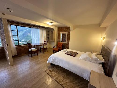 Postel nebo postele na pokoji v ubytování Spa Hotel Etelvina
