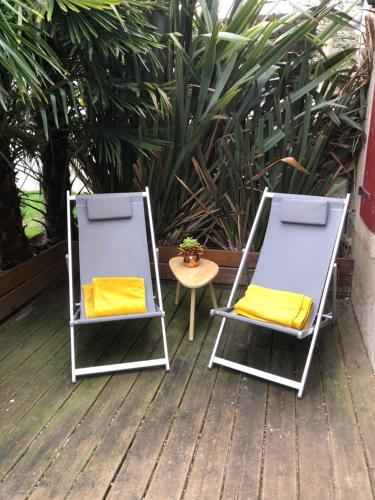 Logement en pierres apparentes avec terrasse privative