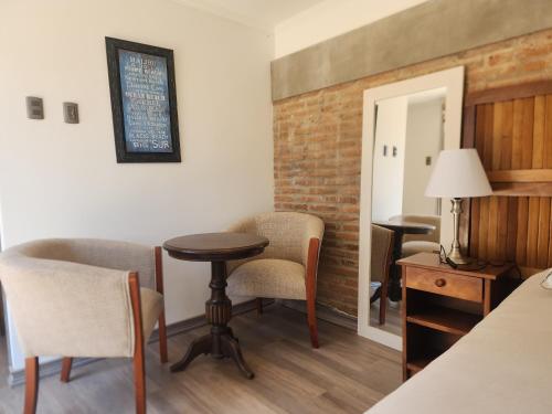 Χώρος καθιστικού στο Loft low cost Cachagua