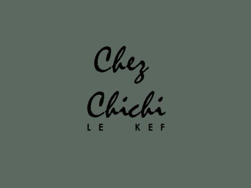 a handwritten inscription of the word chef chikka in black on a white background at Chez Chichi in Sicca Veneria