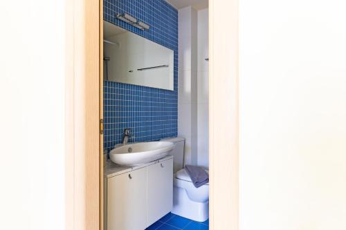 Ένα μπάνιο στο Villa Misemeli