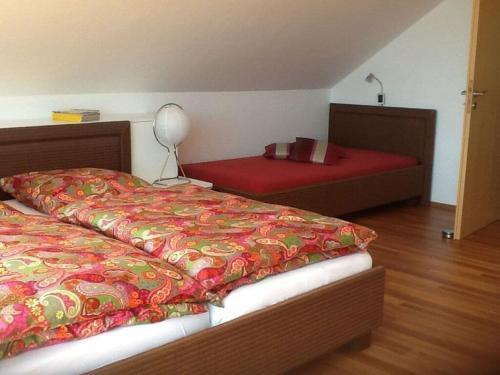 Katil atau katil-katil dalam bilik di Holiday apartment Rurseeblick
