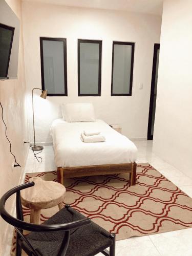 Katil atau katil-katil dalam bilik di Hotel Boutique KAA