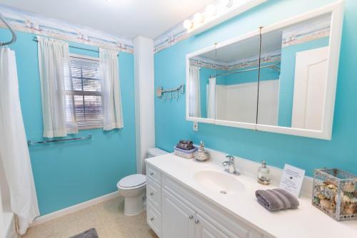 Un baño de The Hideout at Hills Haven