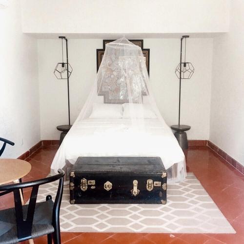 Katil atau katil-katil dalam bilik di Hotel Boutique KAA