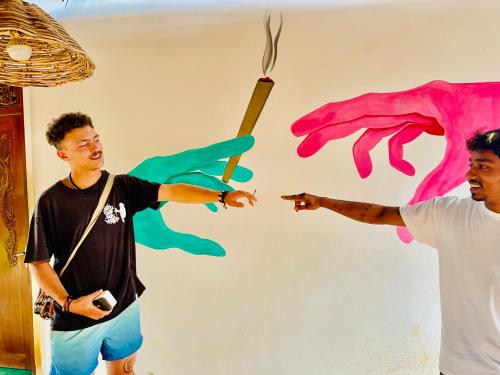 Huéspedes de Reggae paradise hostel