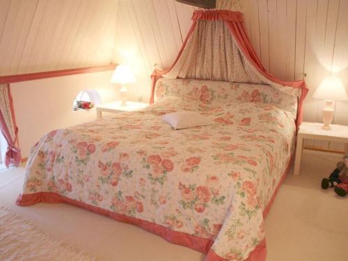 Ένα ή περισσότερα κρεβάτια σε δωμάτιο στο Apartment in Ganzlin
