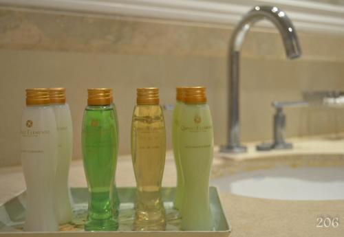 Koupelna v ubytování Hotel Quinto Elemento