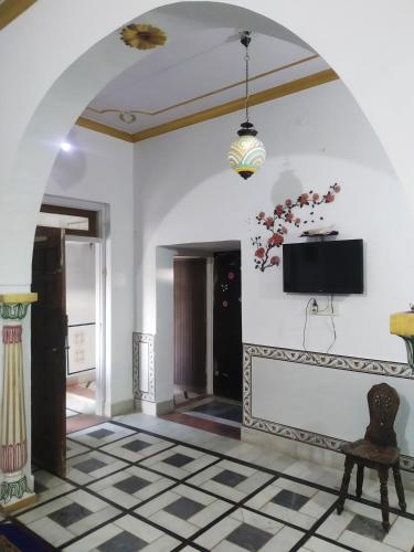 TV a/nebo společenská místnost v ubytování Pahasu House