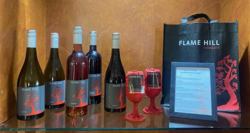 Nápoje v ubytování Flame Hill Vineyard