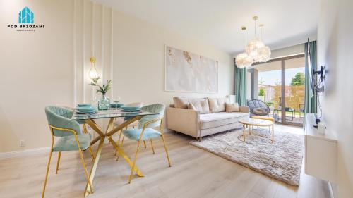 Posezení v ubytování Pod Brzozami Apartamenty Gea Eco