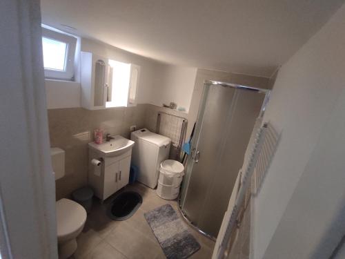 Koupelna v ubytování APARTMA ZADNIKAR