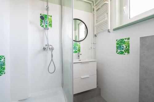 Kúpeľňa v ubytovaní Hello Apartments Chłopska