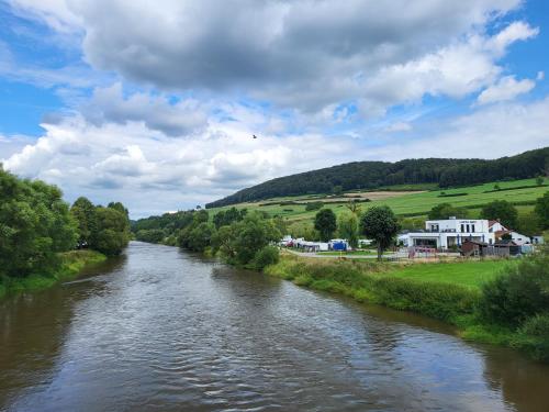 a river with at Europe tents Camping Gritt in Diekirch