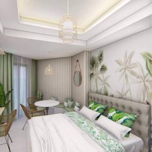 Katil atau katil-katil dalam bilik di Serenity Haven by J&M at Azure North Pampanga