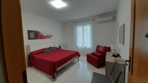 Postel nebo postele na pokoji v ubytování Casa L'ORIZZONTE