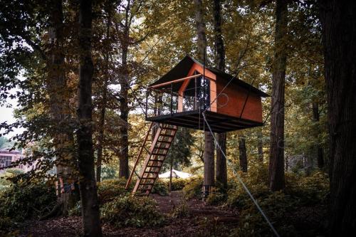 Paisaje cerca de este tented camp