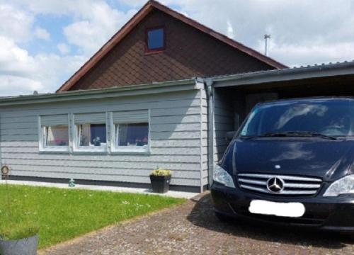 Bygningen som feriehuset ligger i