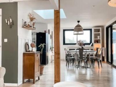 Χώρος καθιστικού στο Maison bois plages à pied