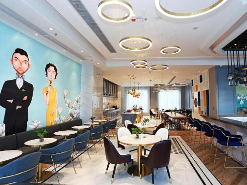 Hanting Hotel Chizhou Qingyang Bus Station 레스토랑 또는 맛집