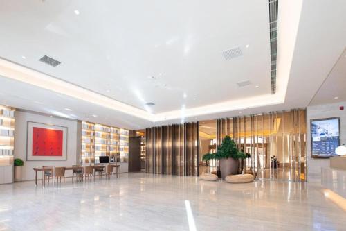 Lobbyn eller receptionsområdet på Ji Hotel Shijiazhuang Jianshe Beidajie