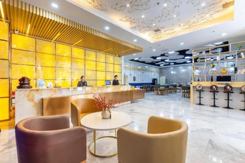 Lounge oder Bar in der Unterkunft Starway Hotel Xining Chengbei Wanda Plaza