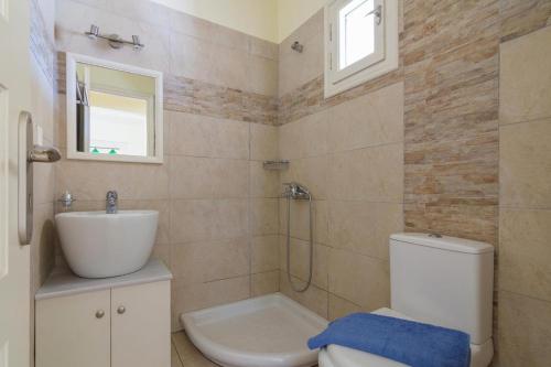 Koupelna v ubytování Spetses Breeze beautiful appartment