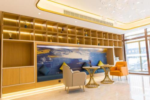 Lobby alebo recepcia v ubytovaní Starway Hotel Baoding Dongfeng Middle Road