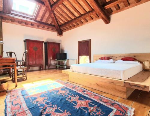 Postel nebo postele na pokoji v ubytování Castello di Lispida