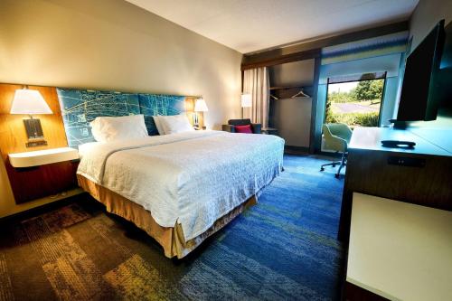 Postel nebo postele na pokoji v ubytování Hampton Inn Flemington