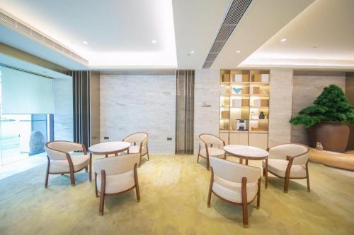 Lounge nebo bar v ubytování JI Hotel Nanjing Confucius Temple Metro Station