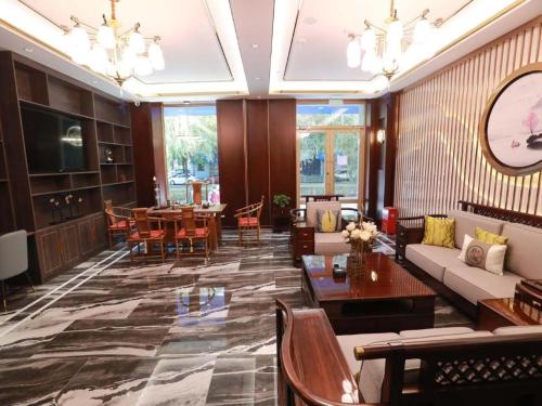 En restaurant eller et spisested på Starway Hotel Jiamusi Guangfu Road