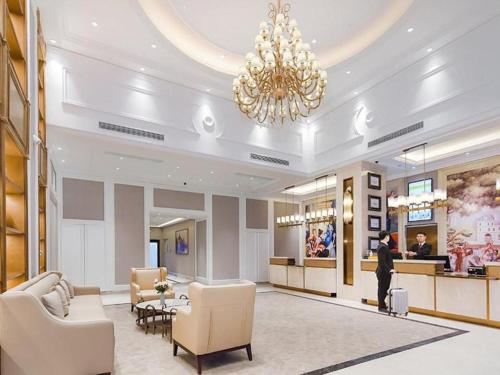 Lobby alebo recepcia v ubytovaní Vienna Hotel Tianjin Jinzhong Street