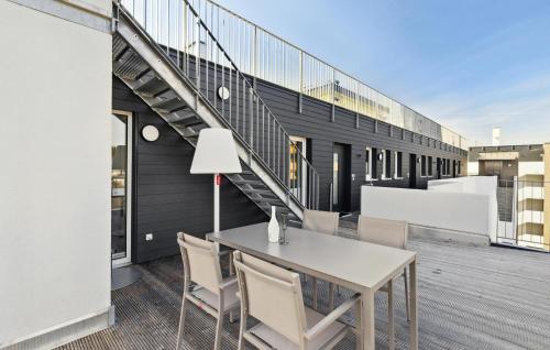 Balkón nebo terasa v ubytování Stadtblick