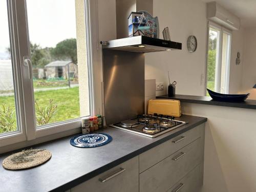 312 - Maison 6 personnes à proximité de l'Anse du Croc