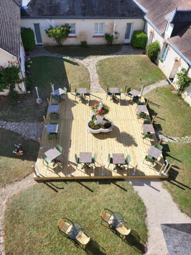 Zahrada ubytování Hôtel Le Verger