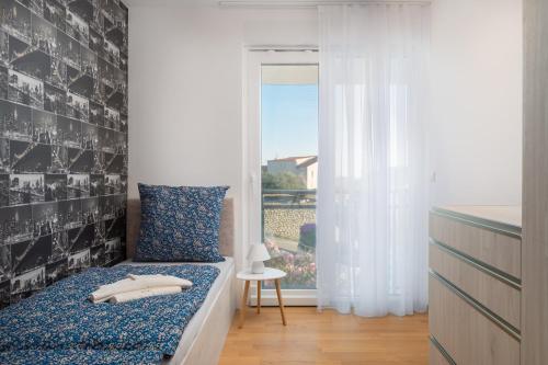 Voodi või voodid majutusasutuse Apartment Maya Center Modern 2bd toas