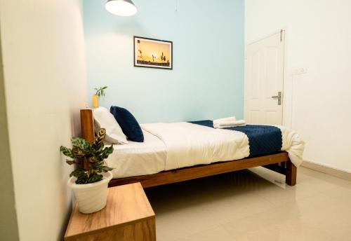 Кровать или кровати в номере FULL MOON SERVICE APARTMENT