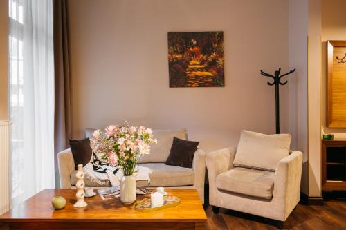 Χώρος καθιστικού στο Topolowa Residence - LoftAffair Collection