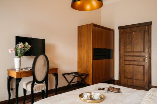 Ένα ή περισσότερα κρεβάτια σε δωμάτιο στο Topolowa Residence - LoftAffair Collection