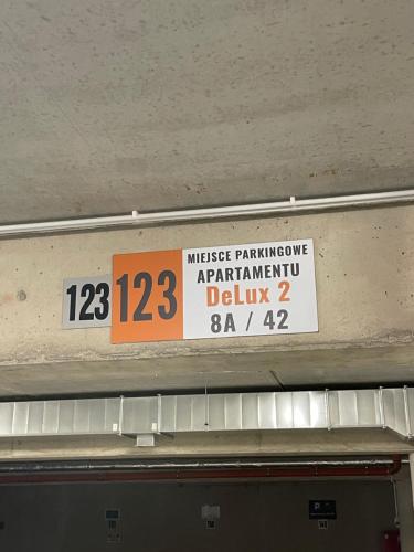 Certifikát, hodnocení, plakát nebo jiný dokument vystavený v ubytování Apartament DeLux 2