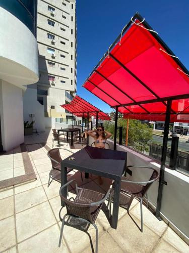 Μπαλκόνι ή βεράντα στο Apart Riviera Tower Suites