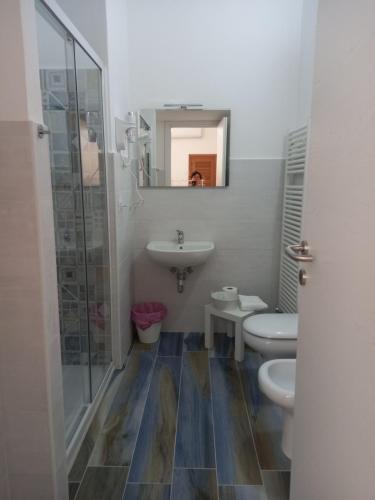 Koupelna v ubytování Dalle Zie B&B