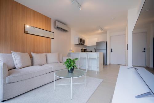 Wynwood House San Franciscoにあるキッチンまたは簡易キッチン