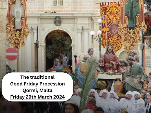 a group of people standing in front of a church at Palazzino Nina Boutique Hotel in Qormi